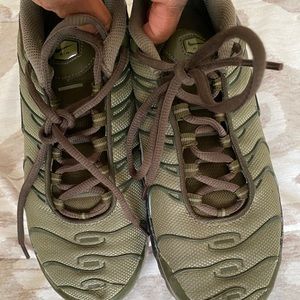 Olive Green Nike air max plus